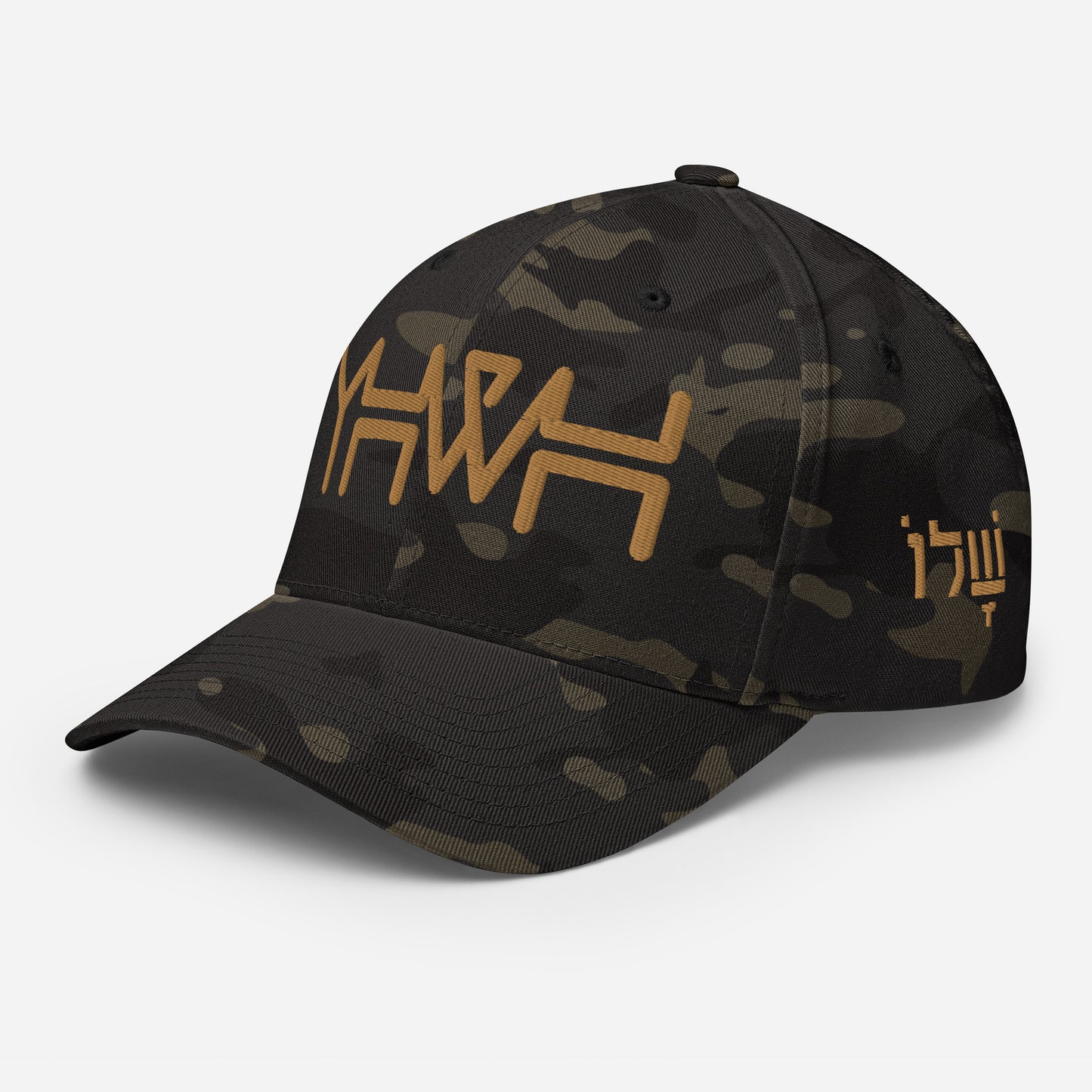 YHWH - Flexfit - Gold Crown