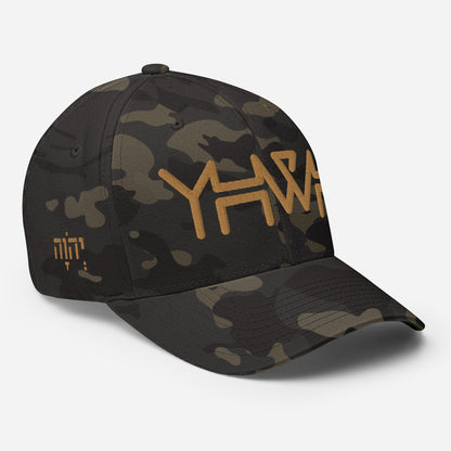 YHWH - Flexfit - Gold Crown