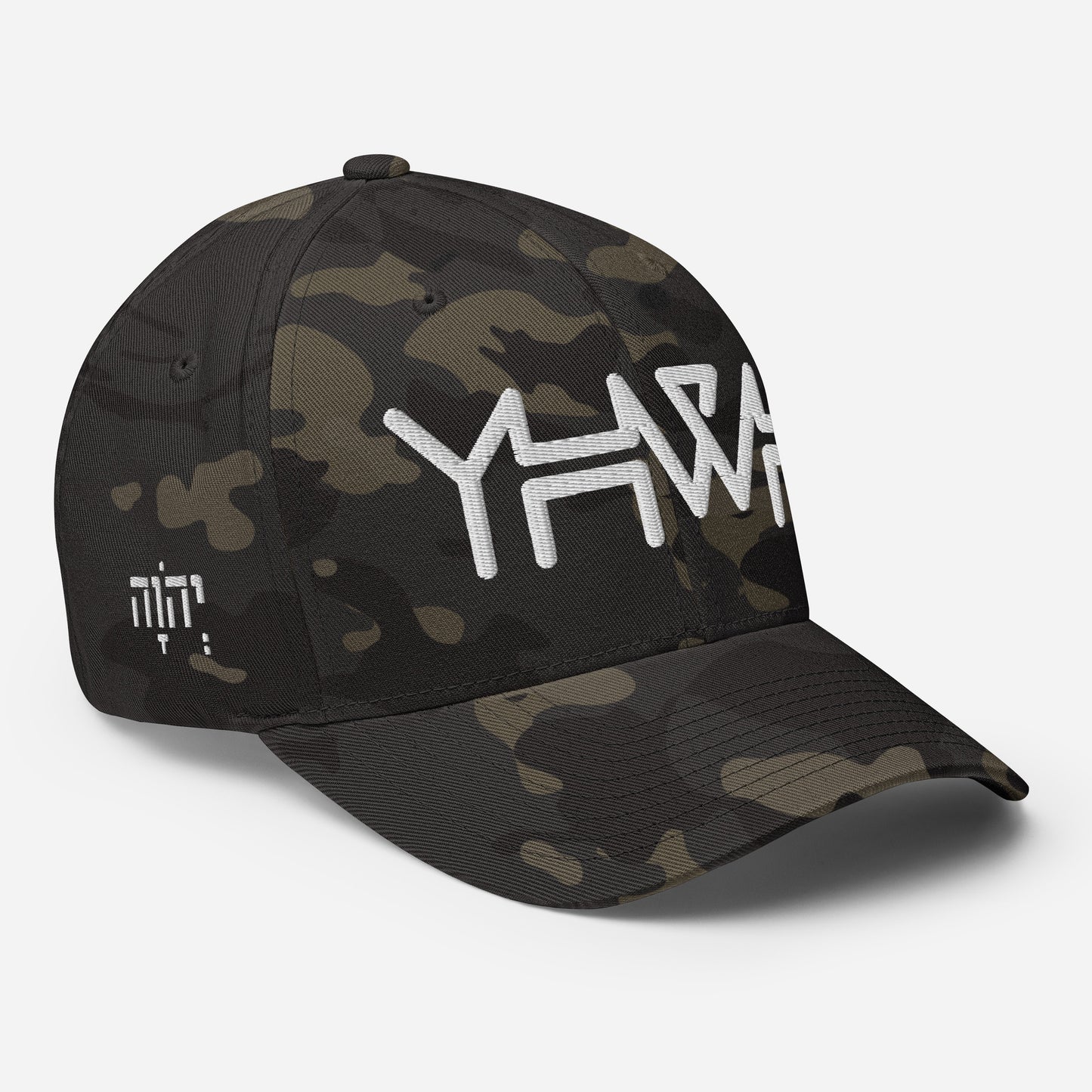 YHWH - Flexfit - White Crown