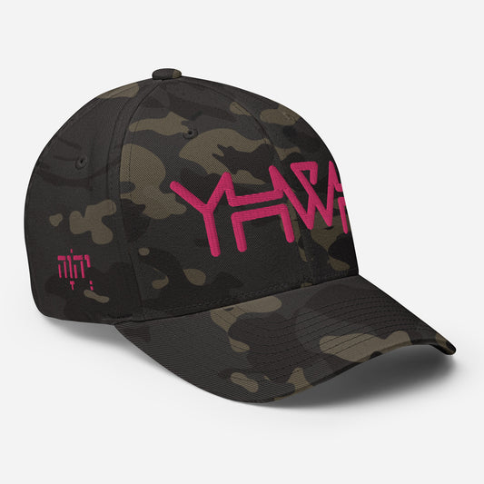 YHWH - Flexfit - Pink Crown