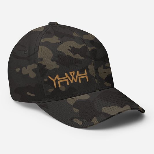 YHWH - Flexfit - Gold Edge