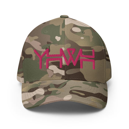 YHWH - Flexfit - Pink Crown