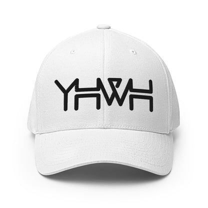 YHWH - Flexfit - Black Crown