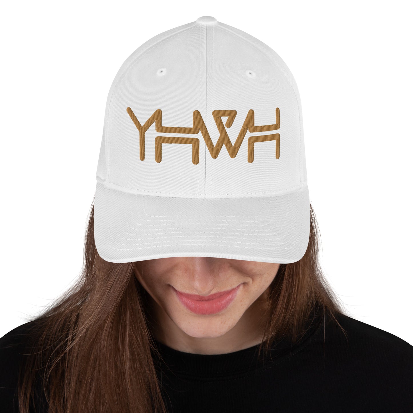 YHWH - Flexfit - Gold Crown