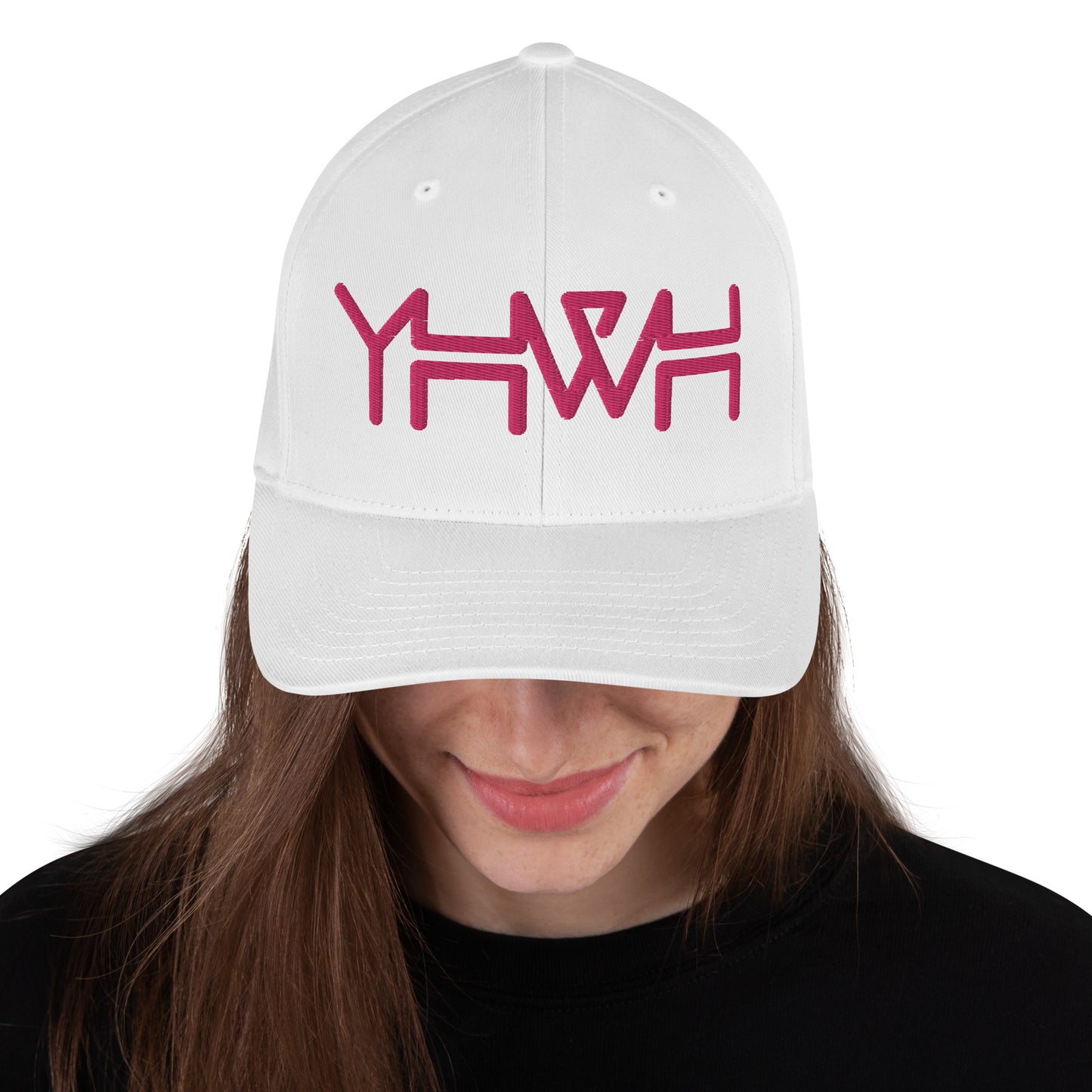 YHWH - Flexfit - Pink Crown