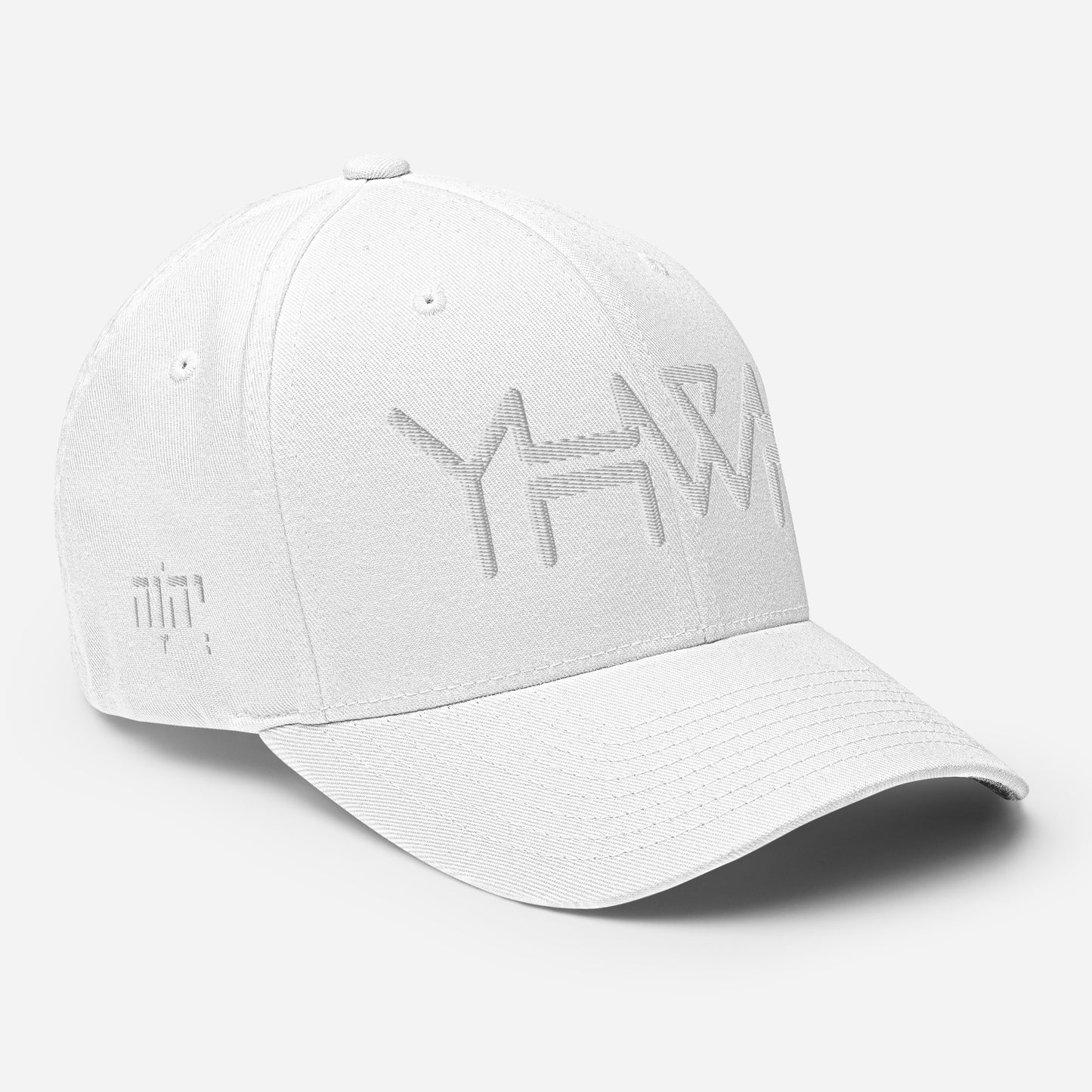 YHWH - Flexfit - White Crown