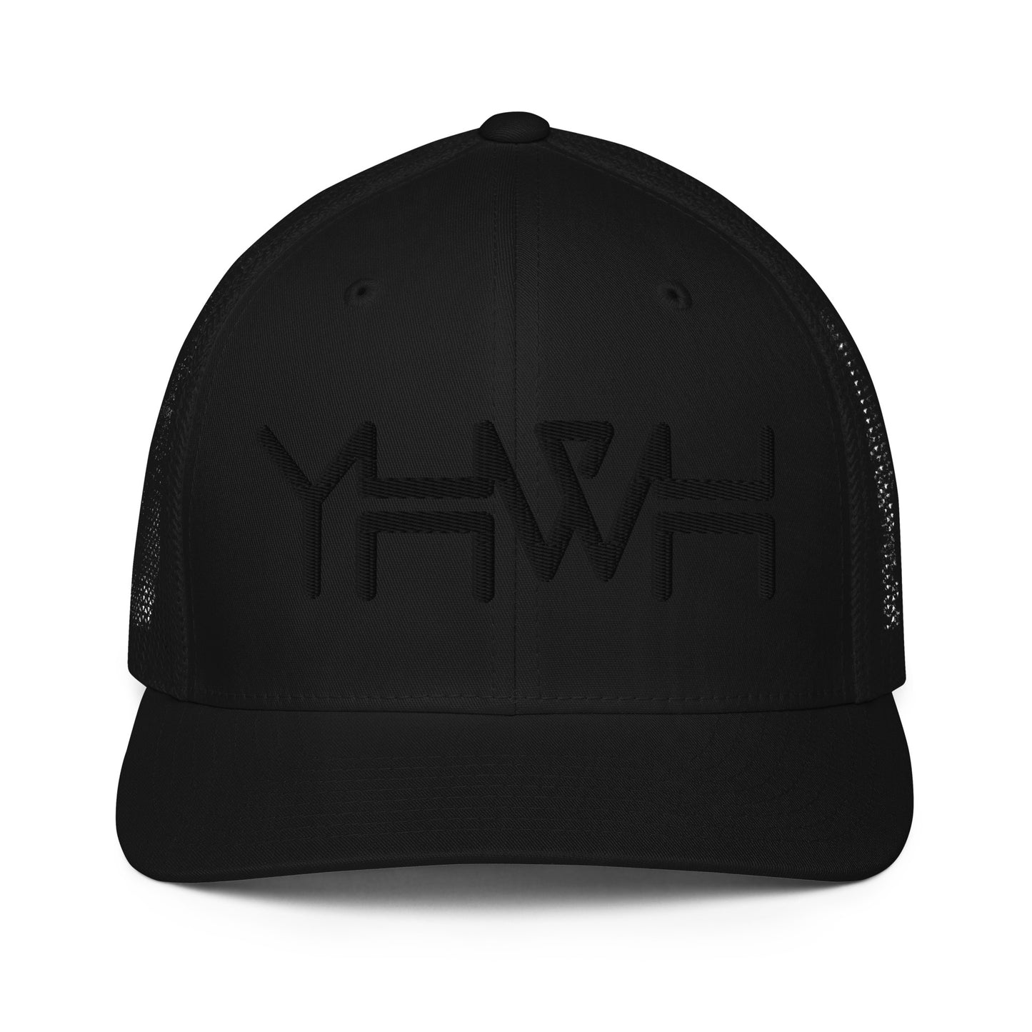 YHWH - Closed-back Trucker - Black