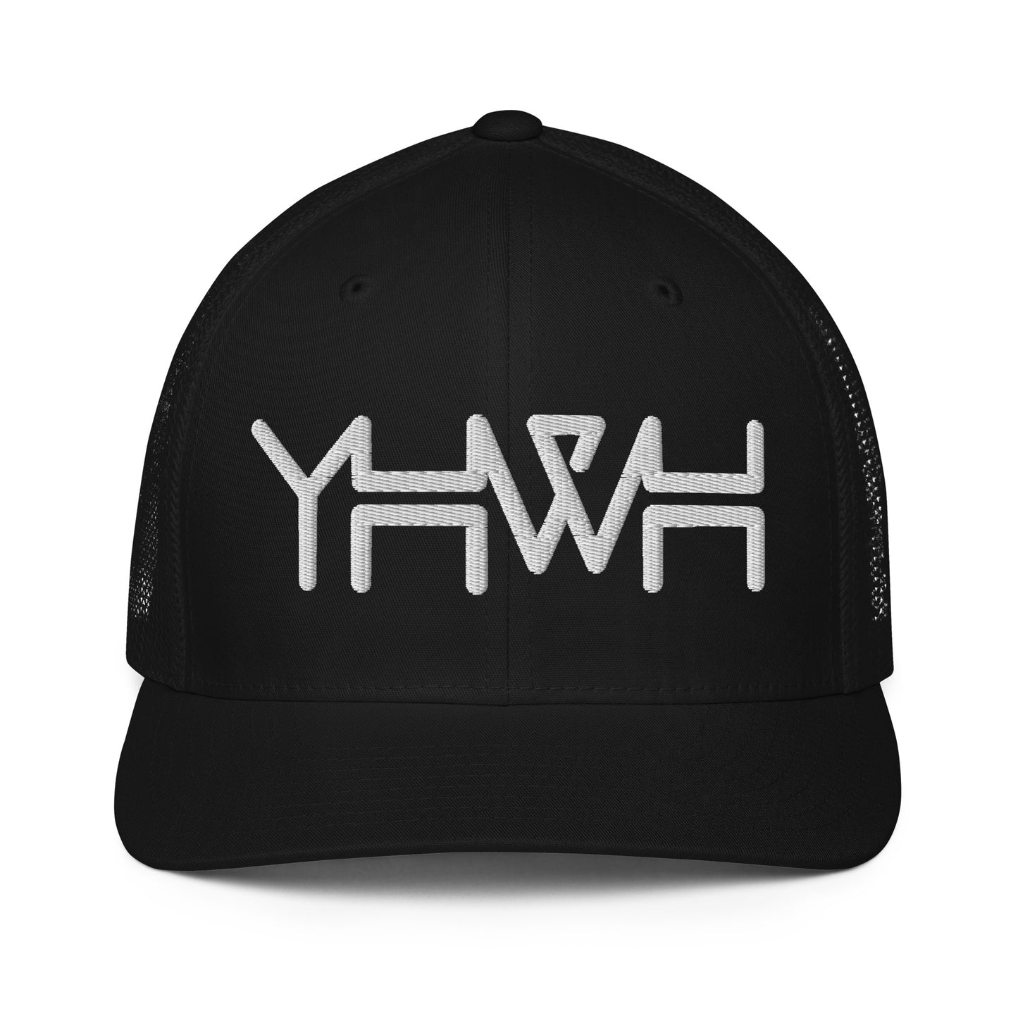 YHWH - Closed-back Trucker - White