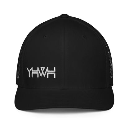 YHWH - Closed-back Trucker - White Edge