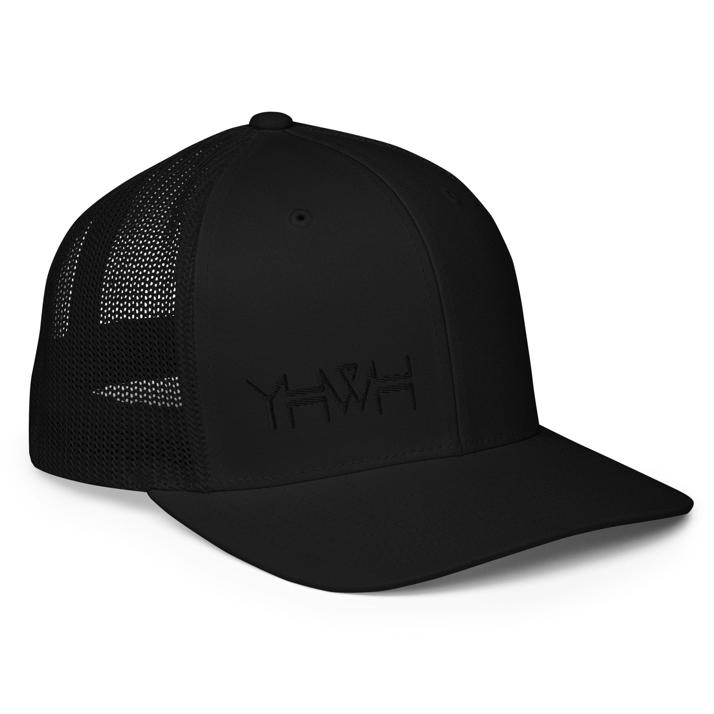 YHWH - Closed-back Trucker - Black Edge