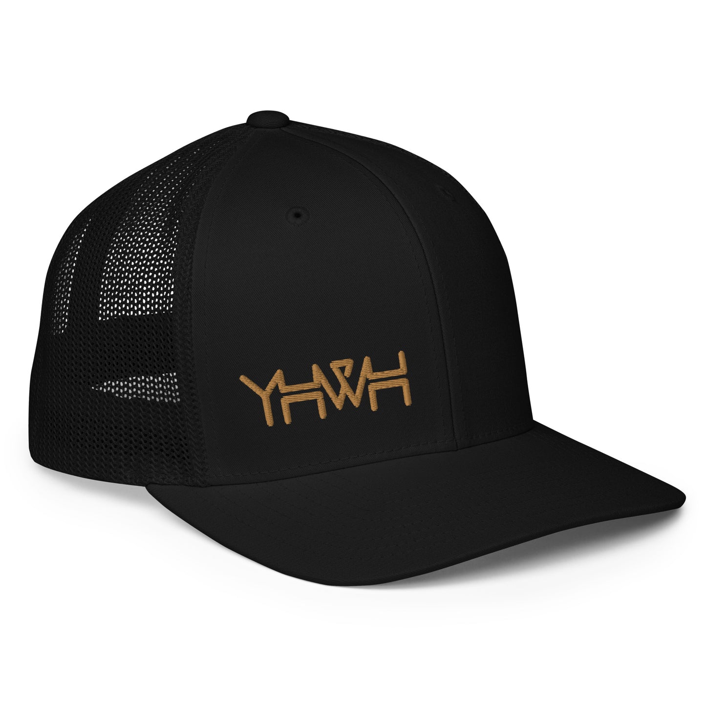 YHWH - Closed-back Trucker - Gold Edge