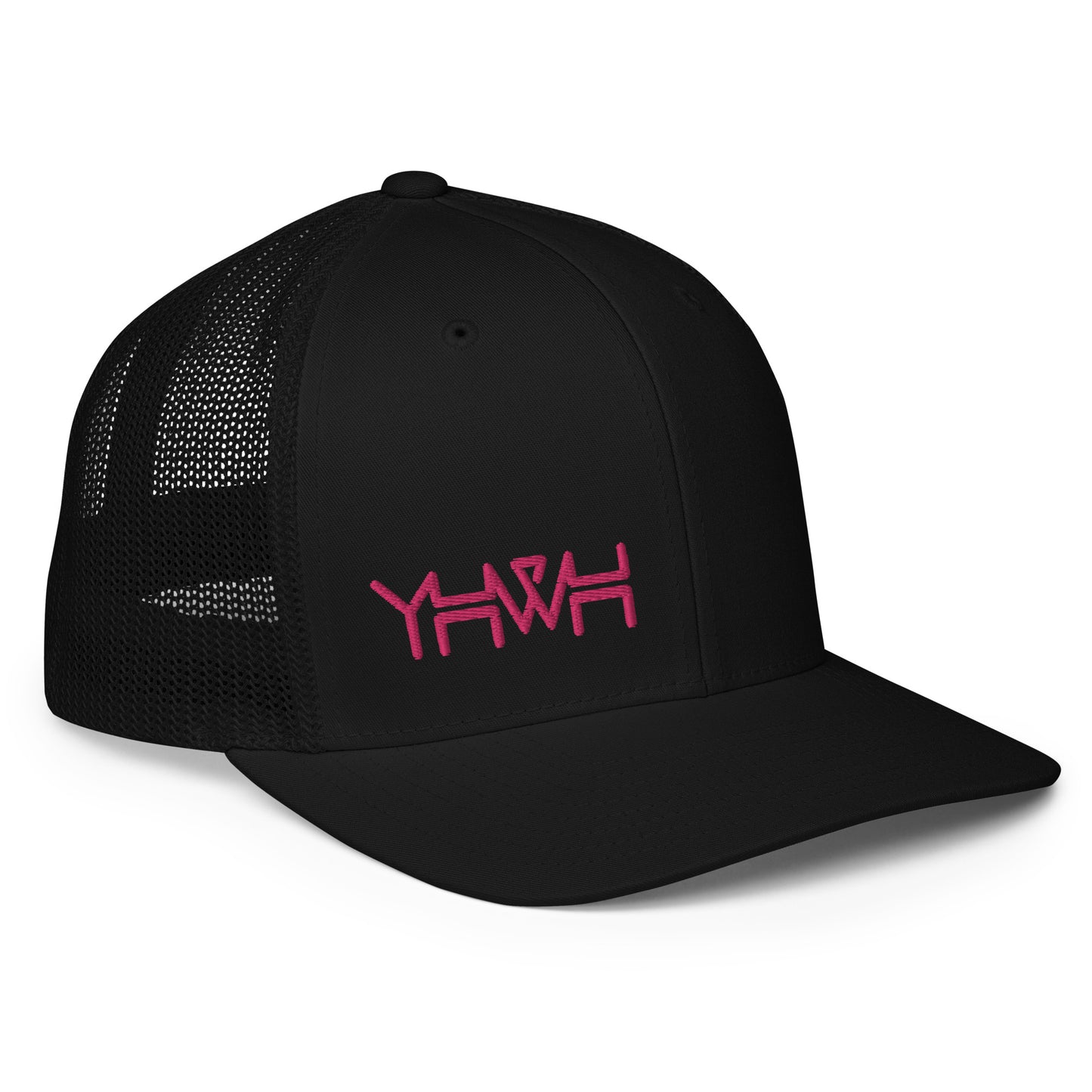 YHWH - Closed-back Trucker - Pink Edge