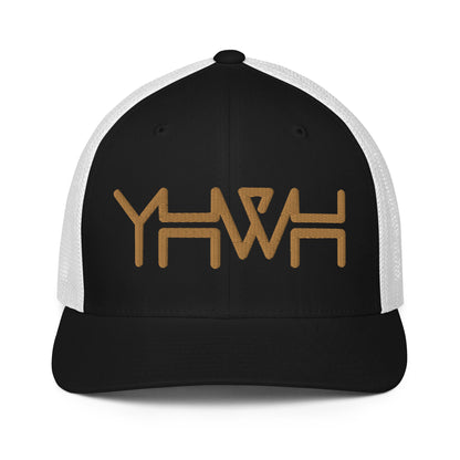 YHWH - Closed-back Trucker - Gold