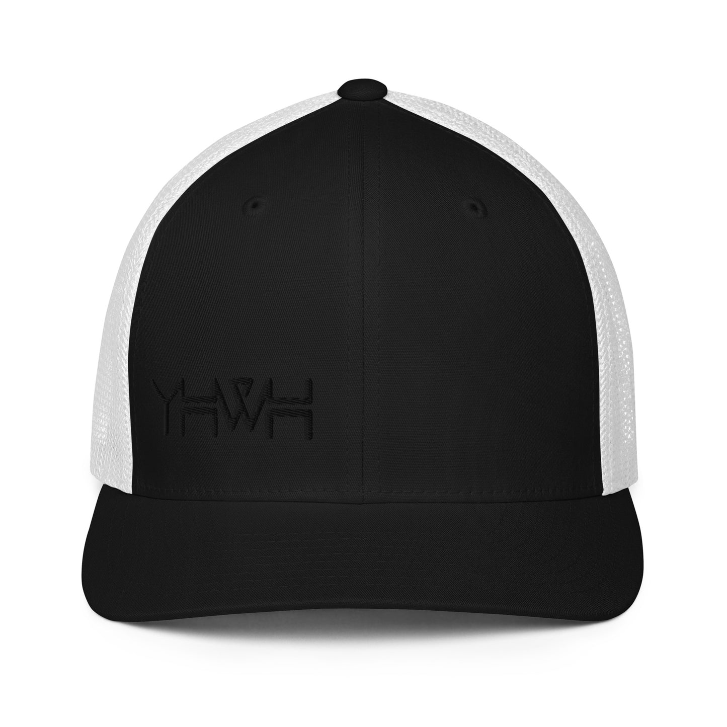 YHWH - Closed-back Trucker - Black Edge