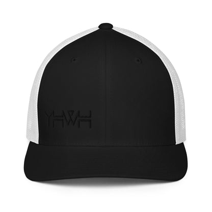 YHWH - Closed-back Trucker - Black Edge