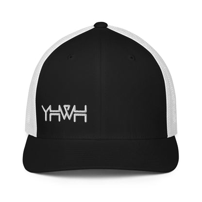 YHWH - Closed-back Trucker - White Edge