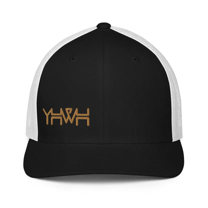 YHWH - Closed-back Trucker - Gold Edge