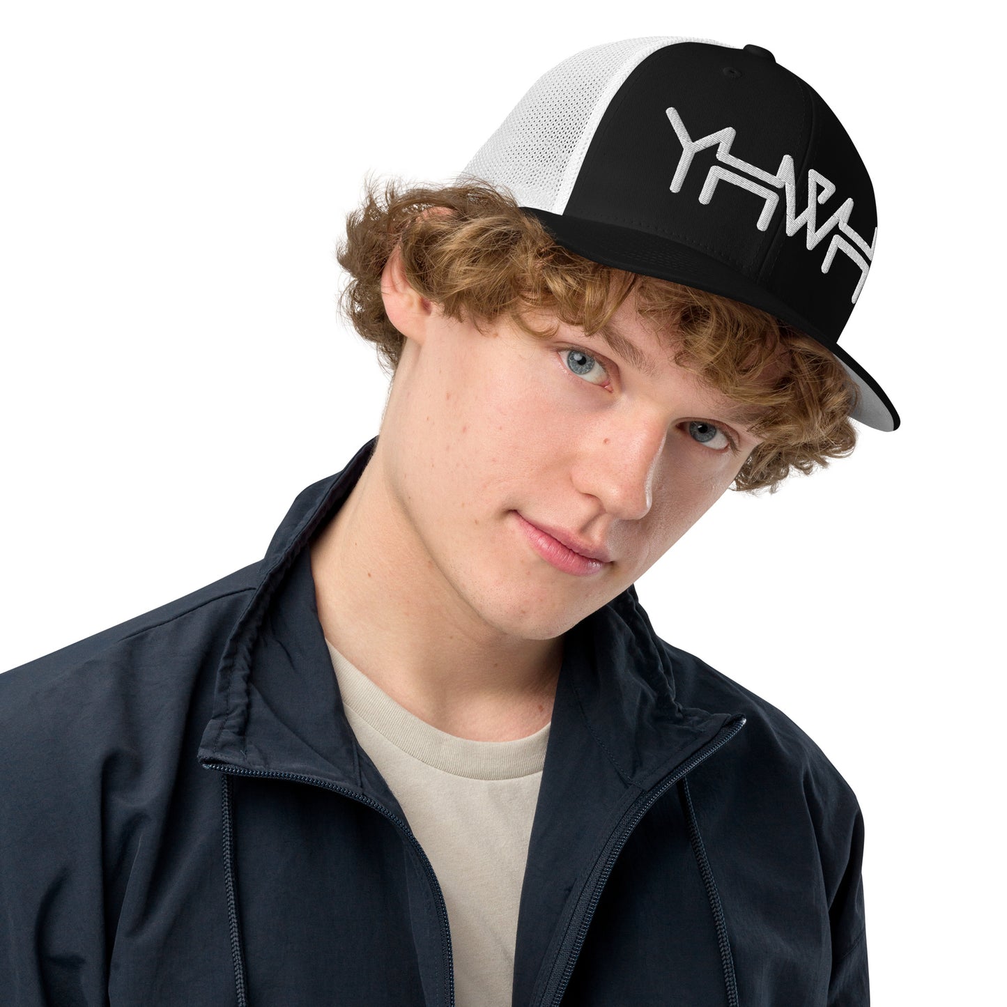 YHWH - Closed-back Trucker Flexfit - Gold