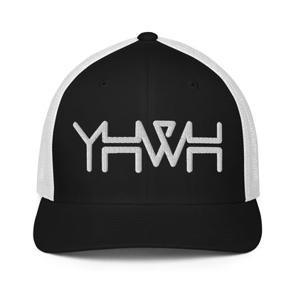 YHWH - Closed-back Trucker Flexfit - Gold