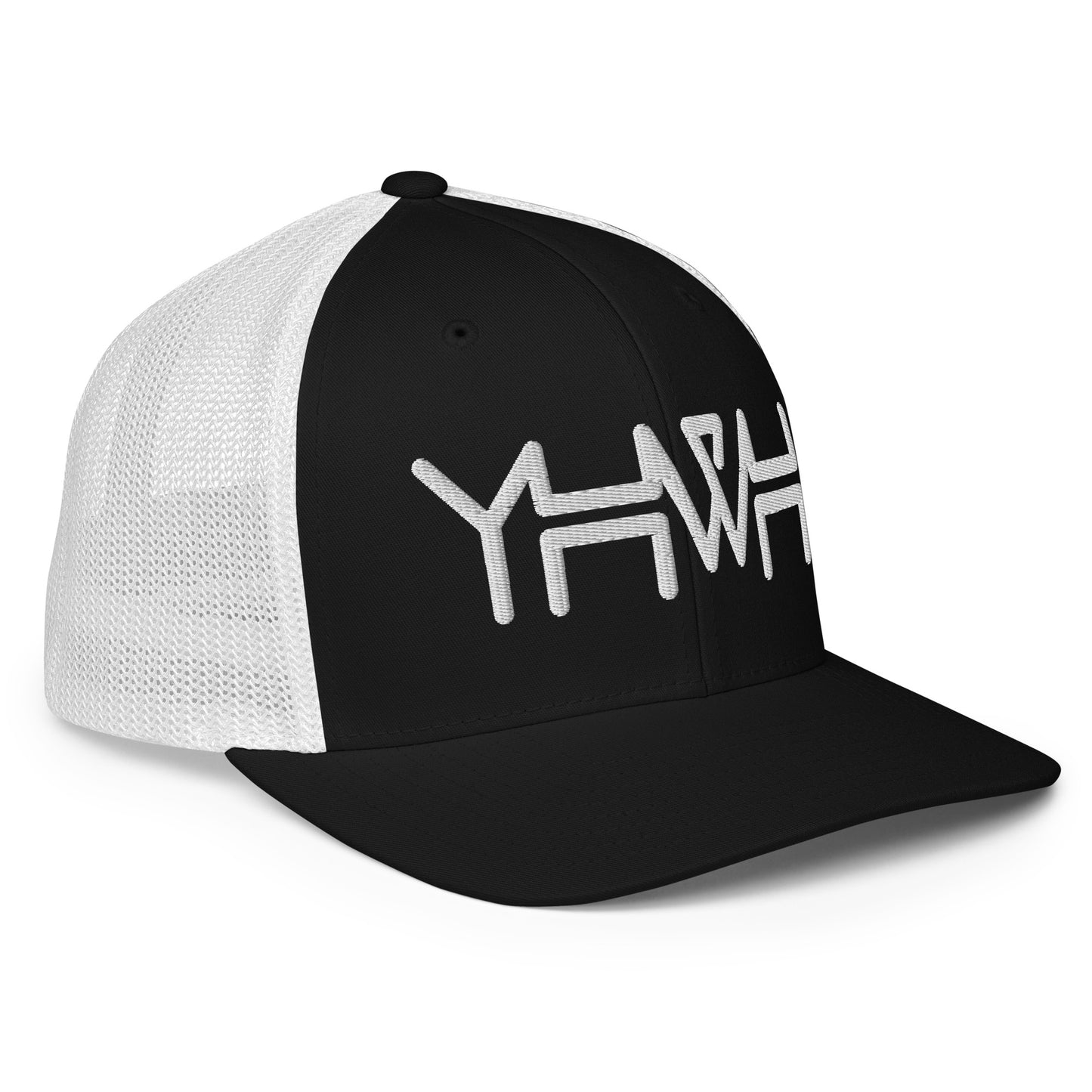 YHWH - Closed-back Trucker - White