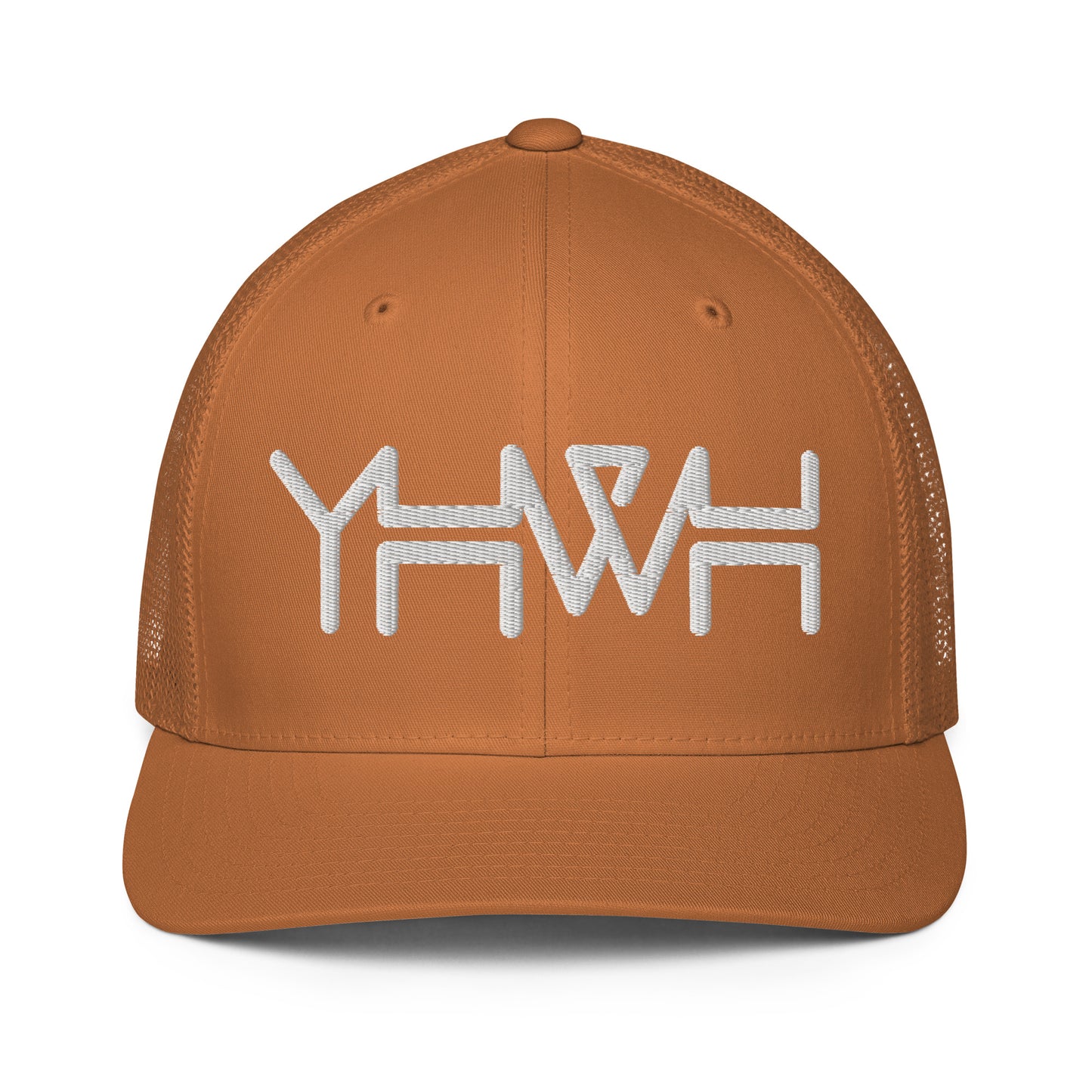 YHWH - Closed-back Trucker - White