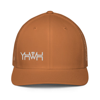 YHWH - Closed-back Trucker - White Edge