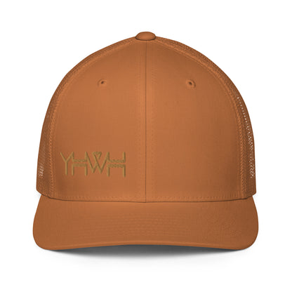 YHWH - Closed-back Trucker - Gold Edge