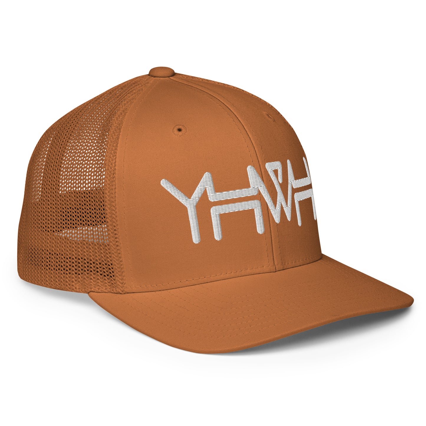 YHWH - Closed-back Trucker - White