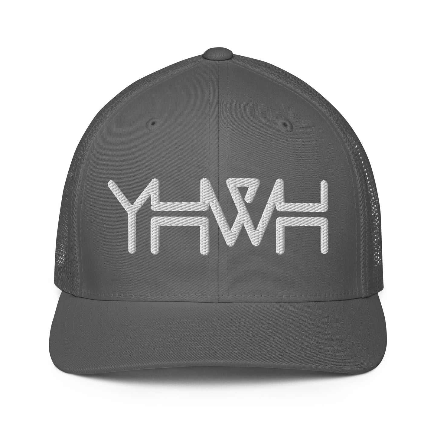 YHWH - Closed-back Trucker - White