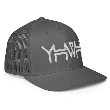 YHWH - Closed-back Trucker - White