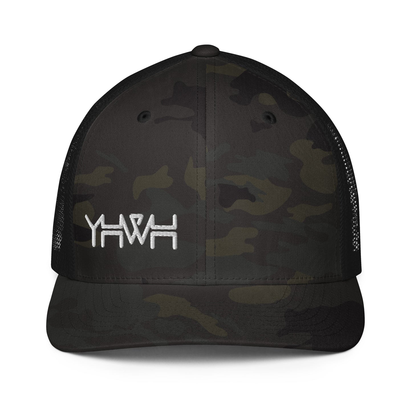 YHWH - Closed-back Trucker - White Edge