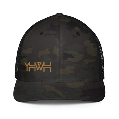 YHWH - Closed-back Trucker - Gold Edge