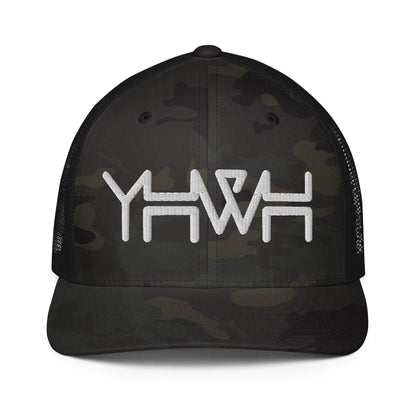 YHWH - Closed-back Trucker Flexfit - Gold