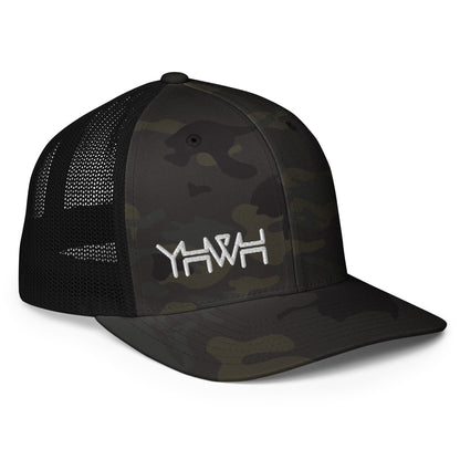 YHWH - Closed-back Trucker - White Edge