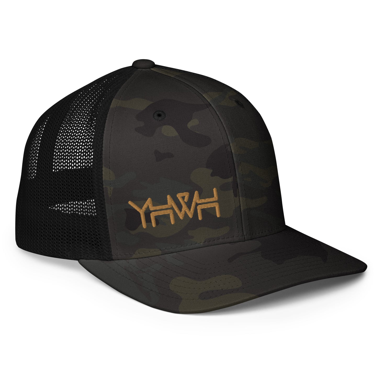 YHWH - Closed-back Trucker - Gold Edge