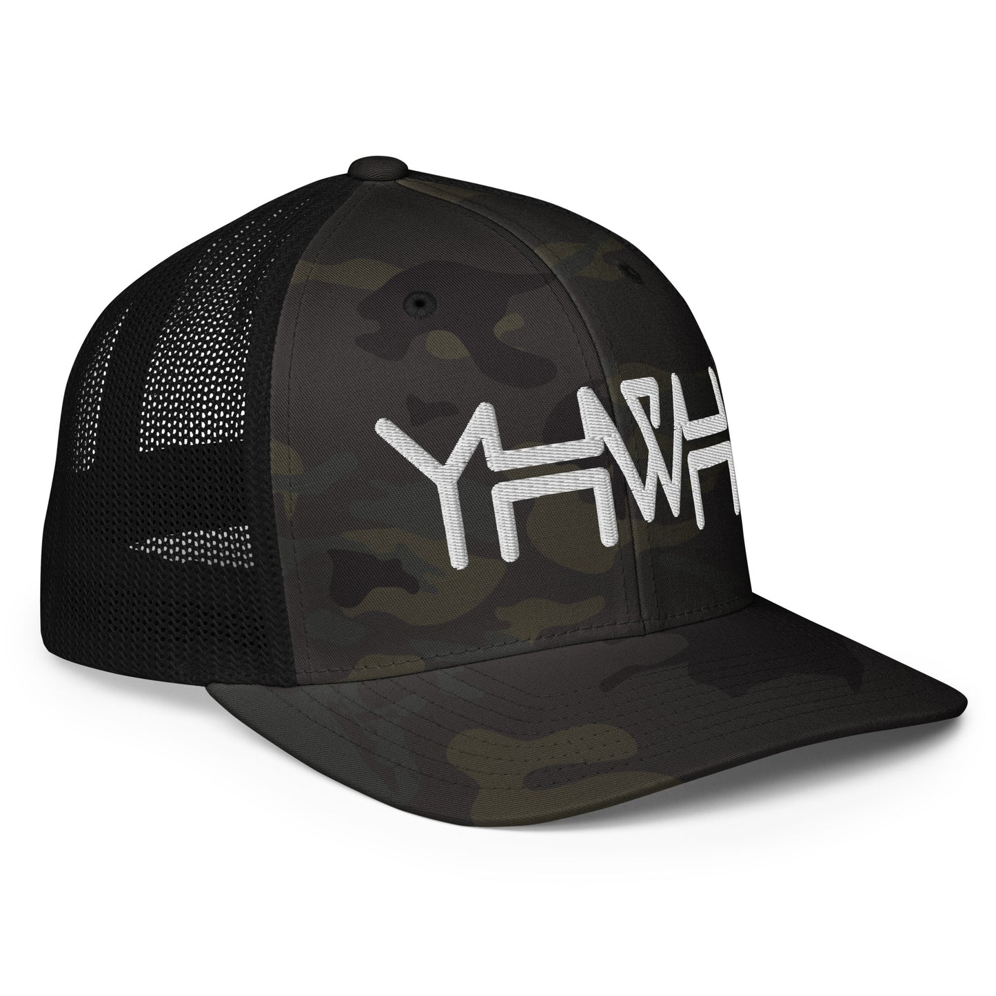 YHWH - Closed-back Trucker Flexfit - Gold