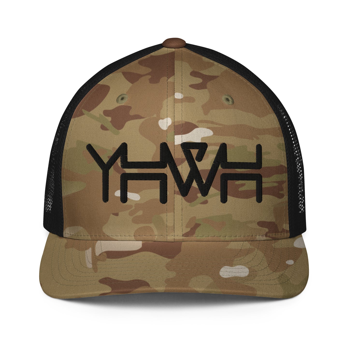 YHWH - Closed-back Trucker - Black