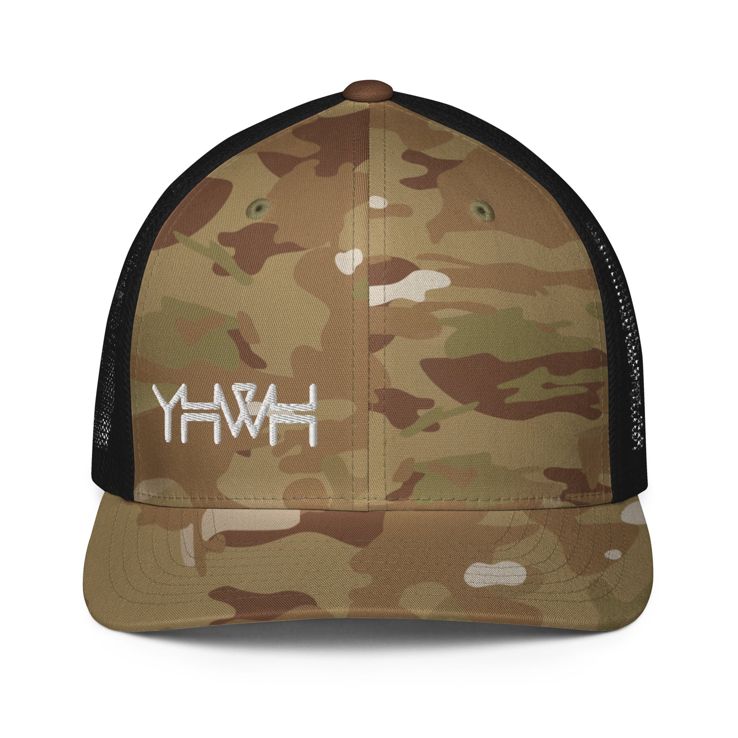 YHWH - Closed-back Trucker - White Edge