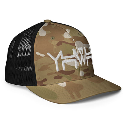 YHWH - Closed-back Trucker - White