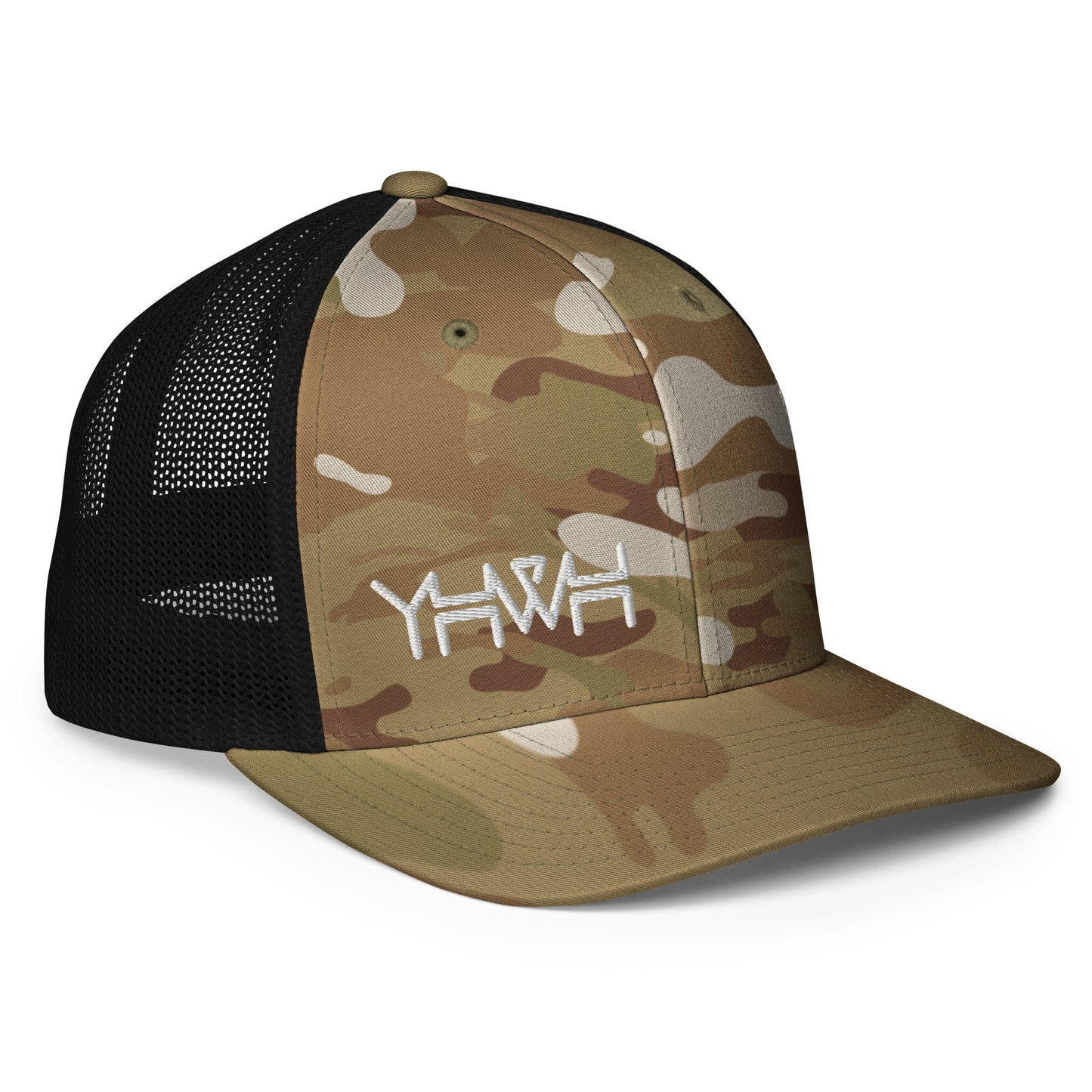 YHWH - Closed-back Trucker - White Edge