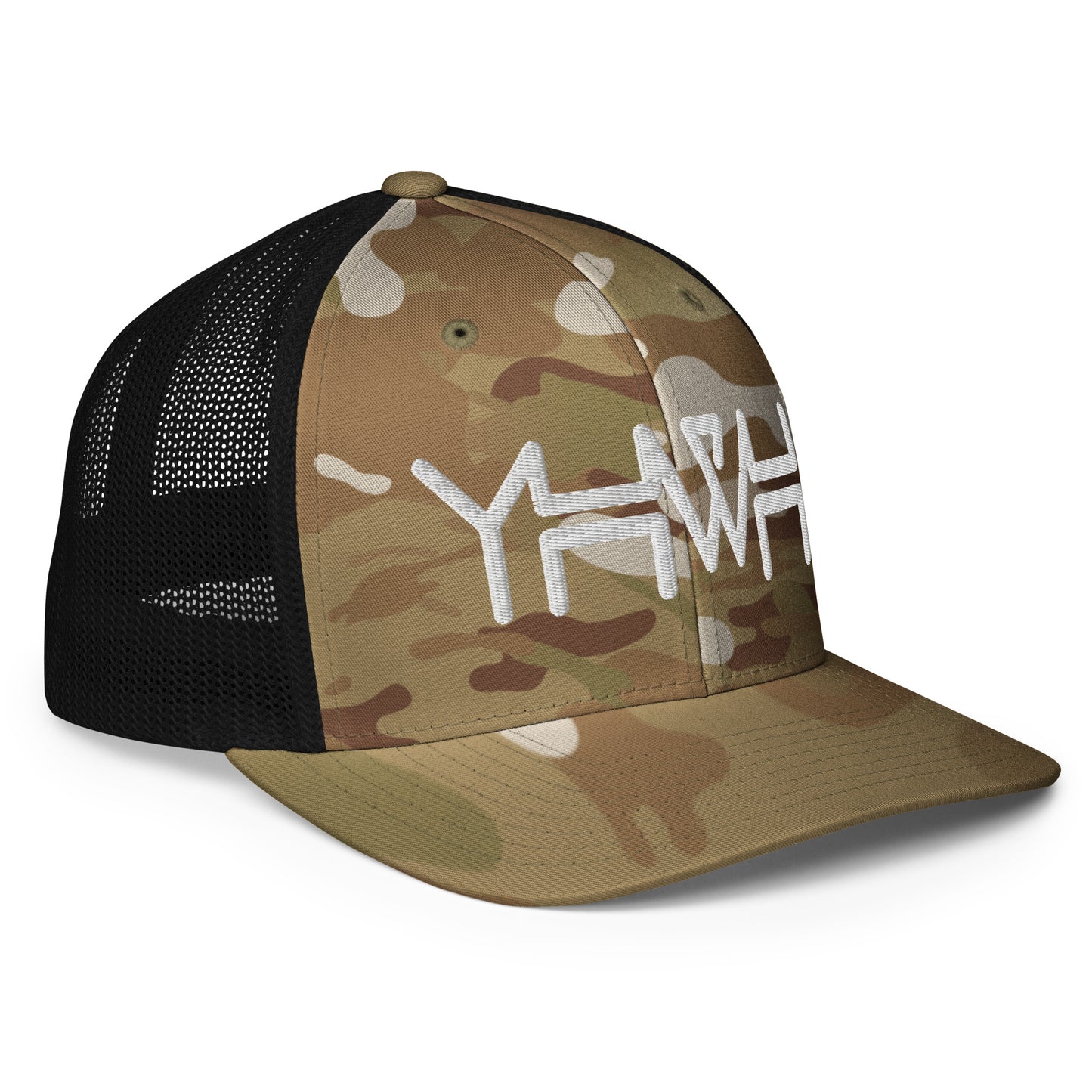 YHWH - Closed-back Trucker Flexfit - Gold