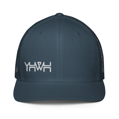 YHWH - Closed-back Trucker - White Edge