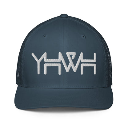 YHWH - Closed-back Trucker Flexfit - Gold