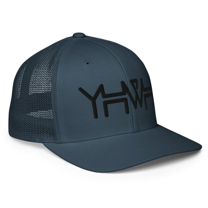 YHWH - Closed-back Trucker - Black