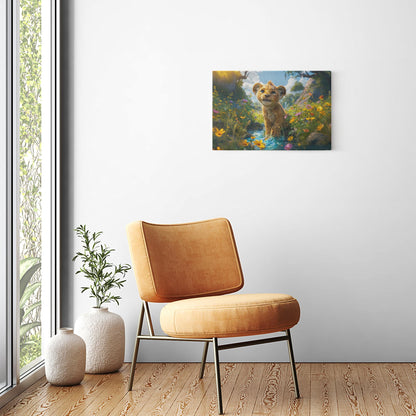 Canvas Wraps - The Lion Cub of Judah3 - Landscape