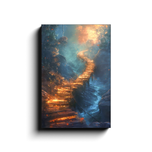 Canvas Wraps - The Secret Place Stairway