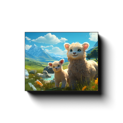 Canvas Wraps - Little Lamb Siblings