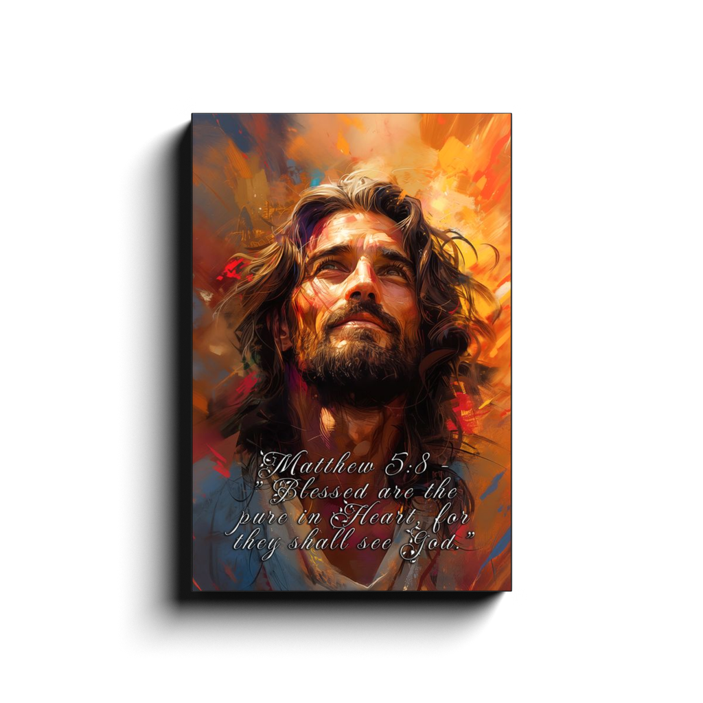 Canvas Wraps - Scripture - Matthew 5:8