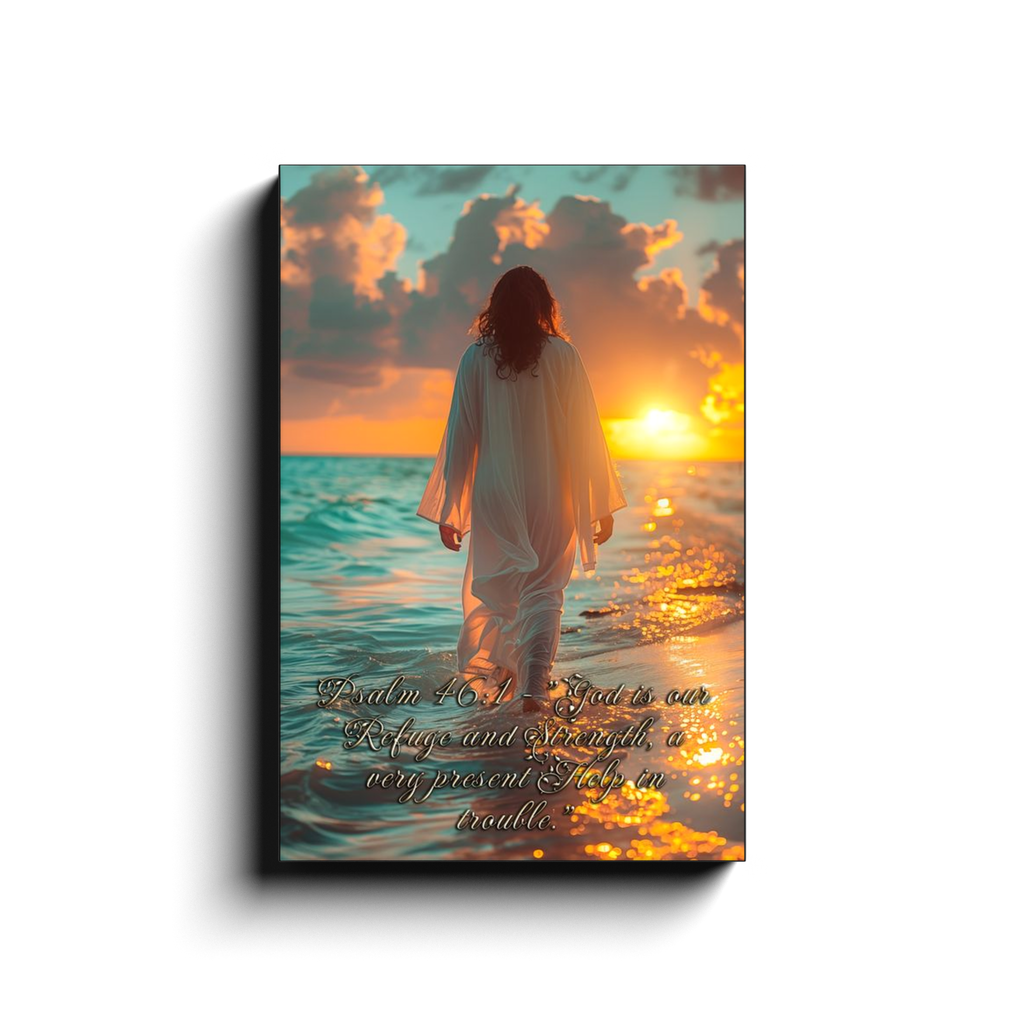 Canvas Wraps - Grace on the Shore - Psalm 46:1