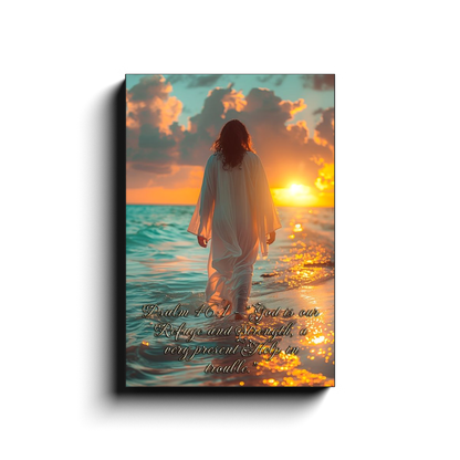 Canvas Wraps - Grace on the Shore - Psalm 46:1